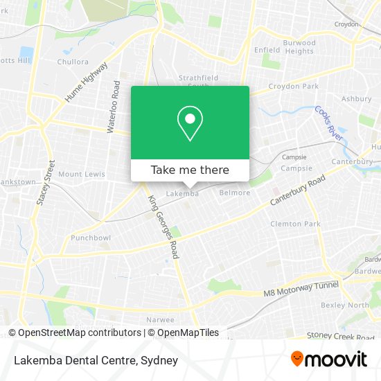 Mapa Lakemba Dental Centre