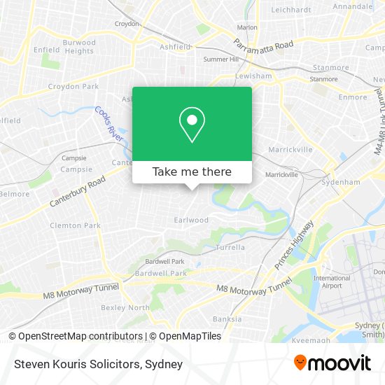 Mapa Steven Kouris Solicitors