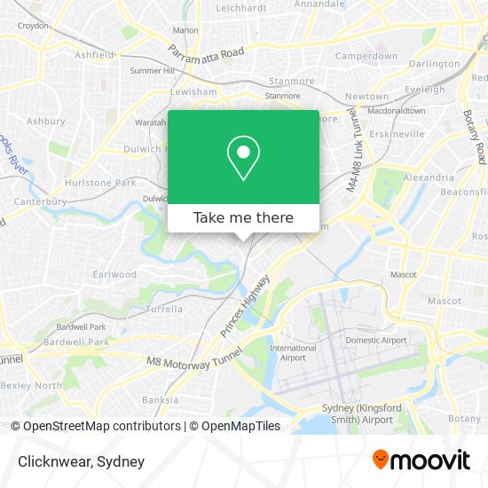 Clicknwear map