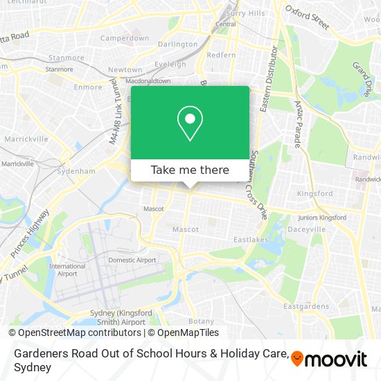 Gardeners Road Out of School Hours & Holiday Care map