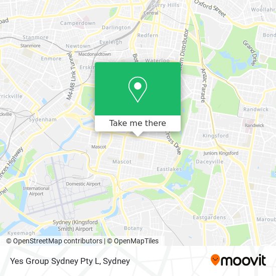 Yes Group Sydney Pty L map