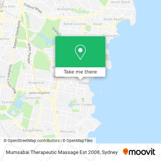 Mumsabai Therapeutic Massage Est 2008 map