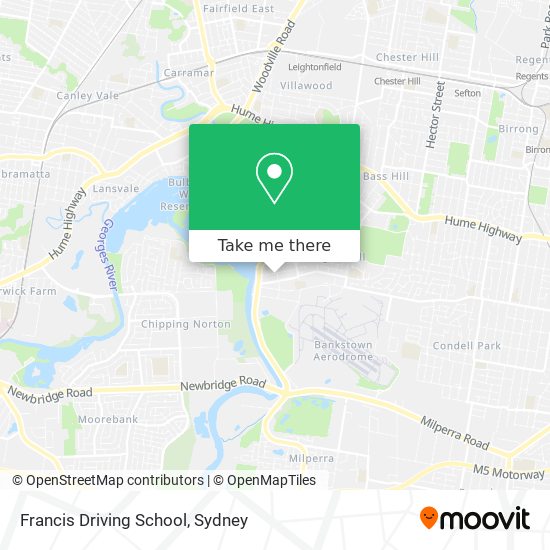 Mapa Francis Driving School