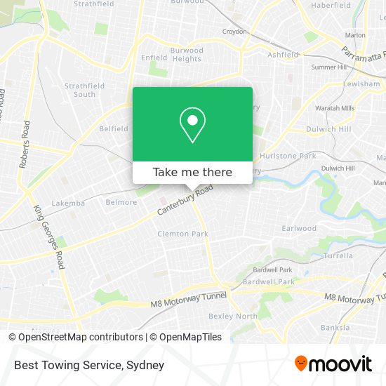 Mapa Best Towing Service