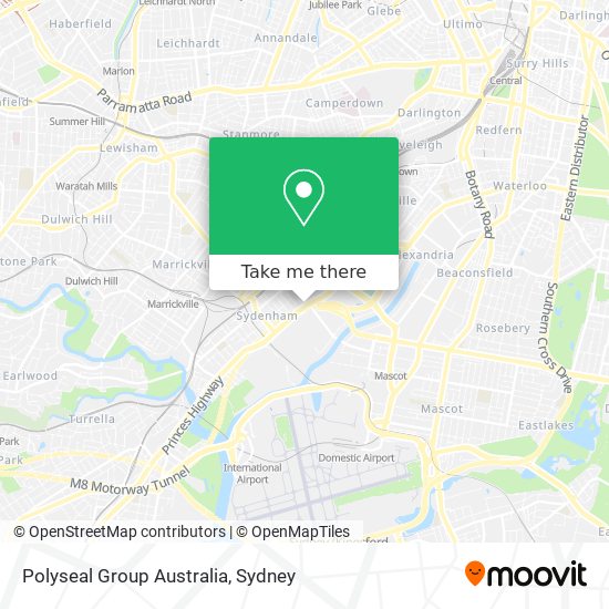 Mapa Polyseal Group Australia