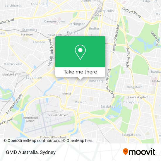 Mapa GMD Australia