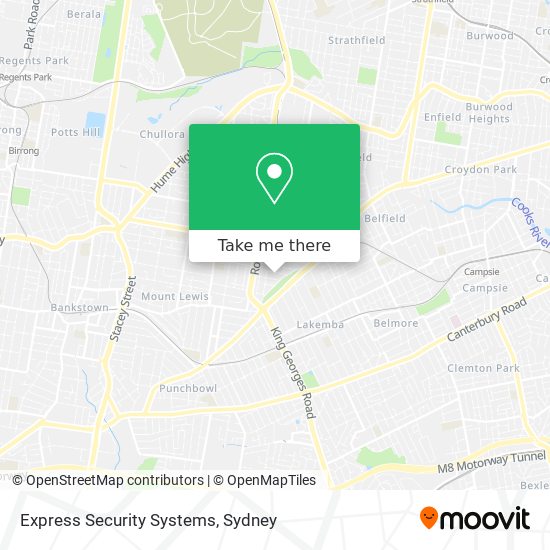 Mapa Express Security Systems