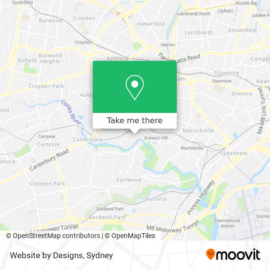 Website by Designs map