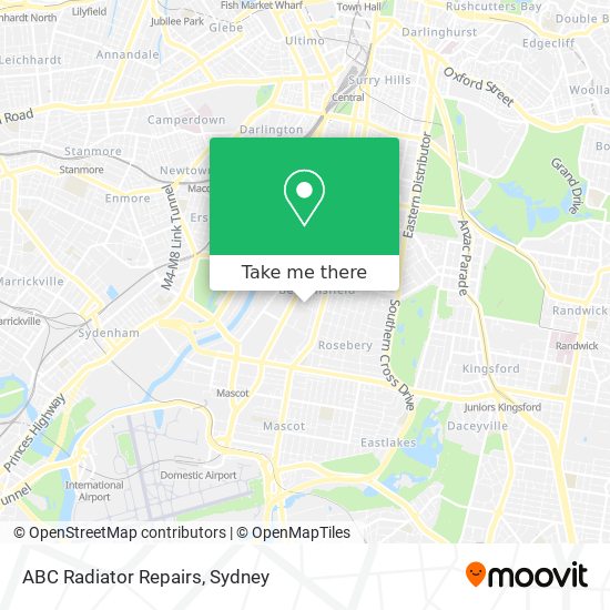 ABC Radiator Repairs map