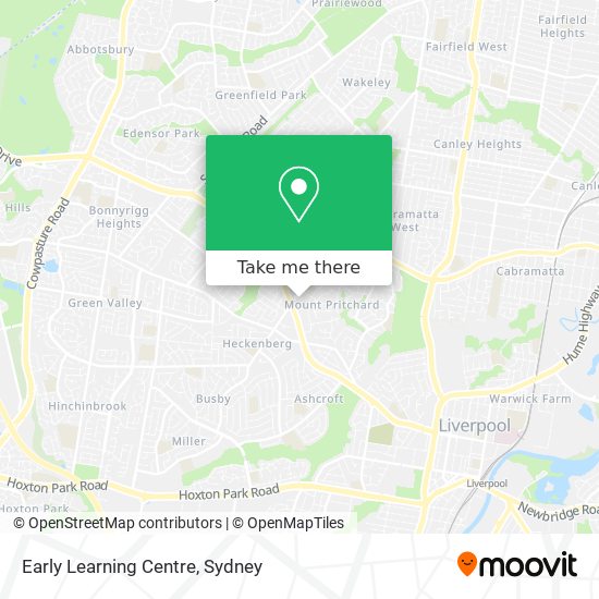 Early Learning Centre map