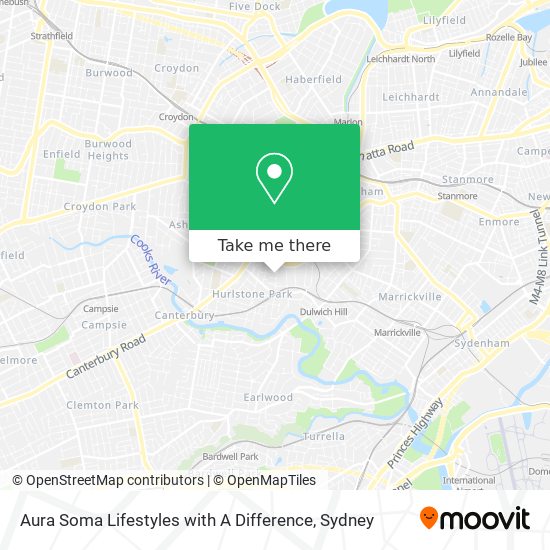 Aura Soma Lifestyles with A Difference map