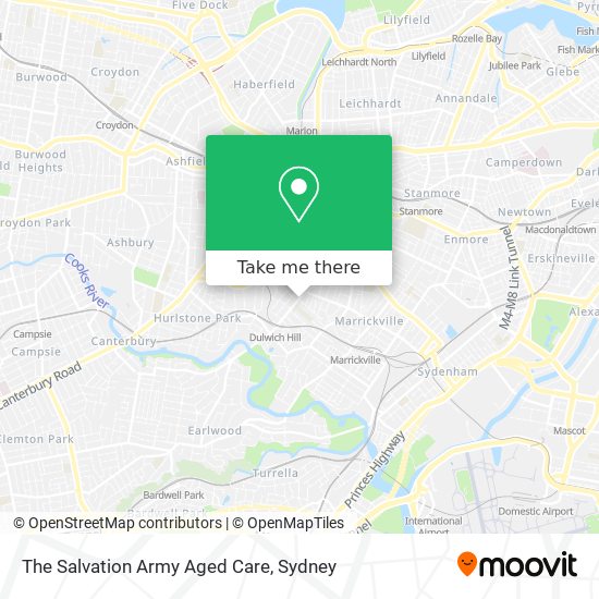 The Salvation Army Aged Care map