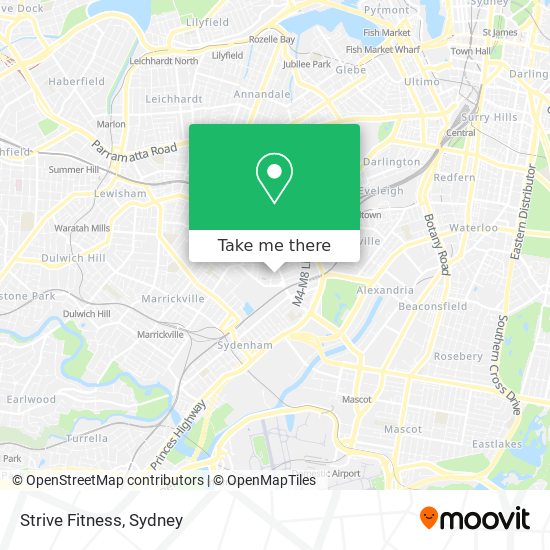 Strive Fitness map