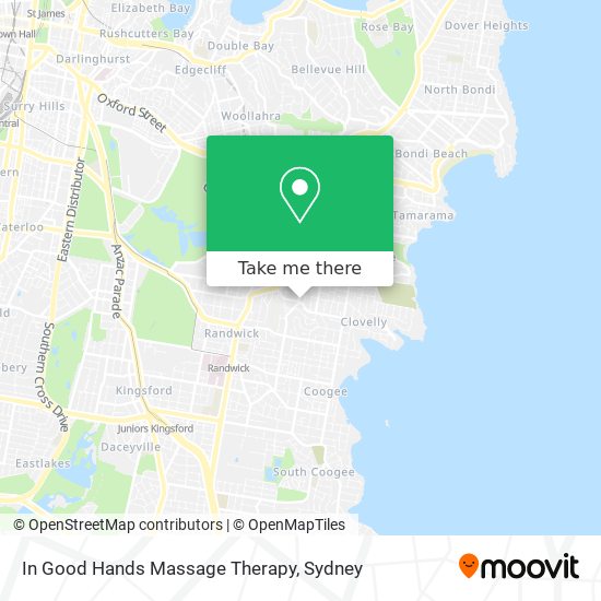 In Good Hands Massage Therapy map