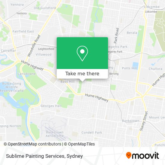 Sublime Painting Services map