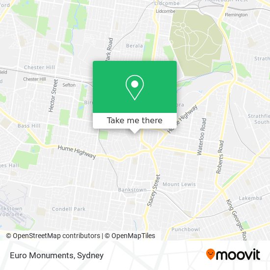 Euro Monuments map