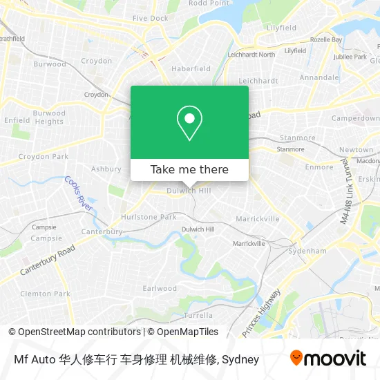 Mf Auto 华人修车行 车身修理 机械维修 map