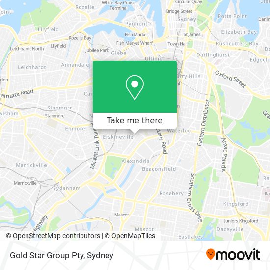 Gold Star Group Pty map