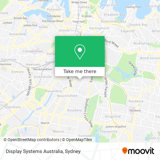 Display Systems Australia map