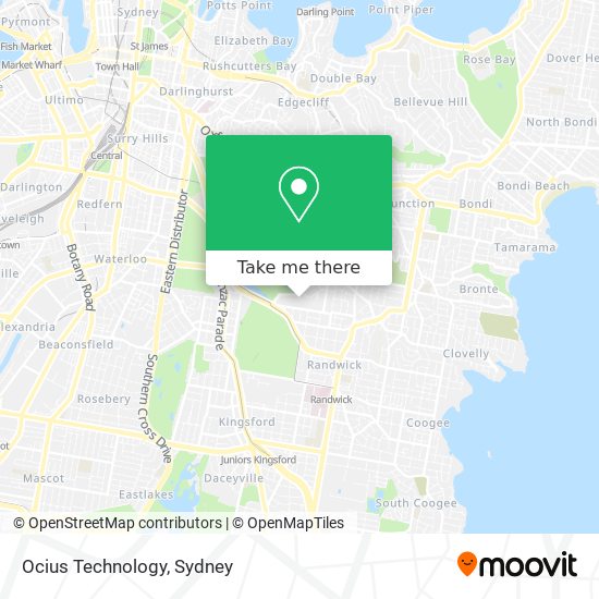 Ocius Technology map