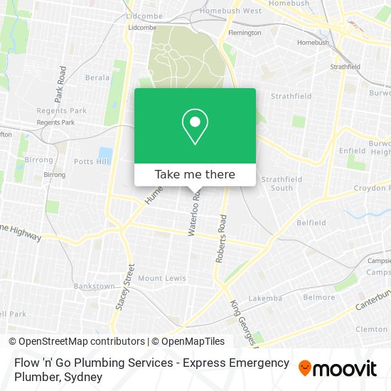 Flow 'n' Go Plumbing Services - Express Emergency Plumber map