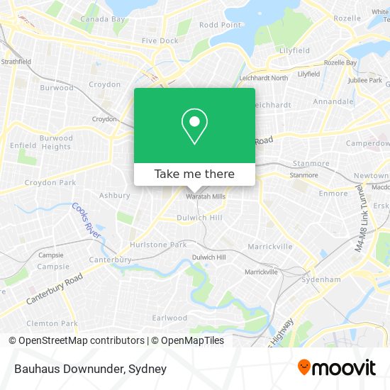 Bauhaus Downunder map