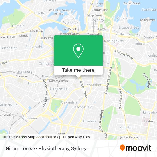 Gillam Louise - Physiotherapy map