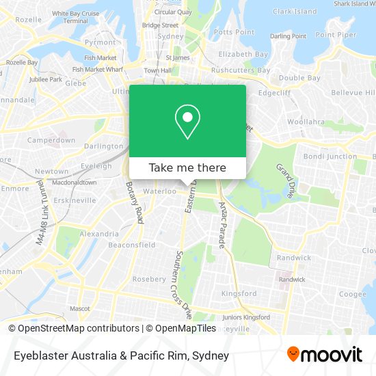 Eyeblaster Australia & Pacific Rim map