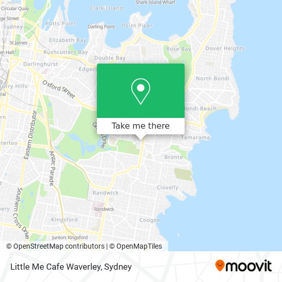 Little Me Cafe Waverley map