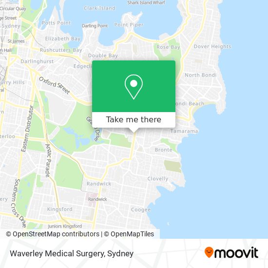 Waverley Medical Surgery map