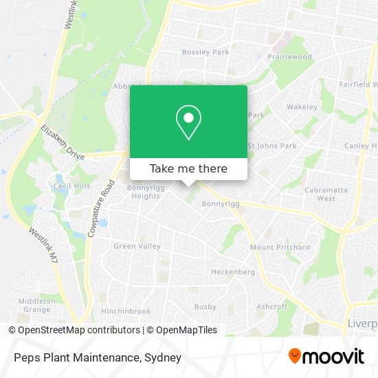 Peps Plant Maintenance map