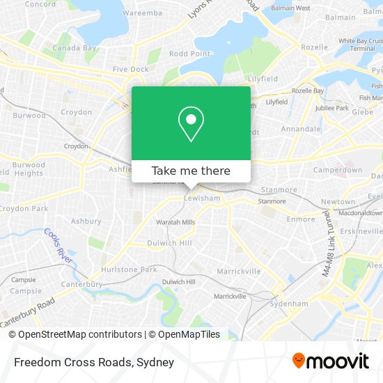 Freedom Cross Roads map