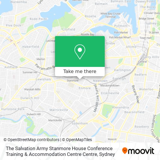 The Salvation Army Stanmore House Conference Training & Accommodation Centre Centre map