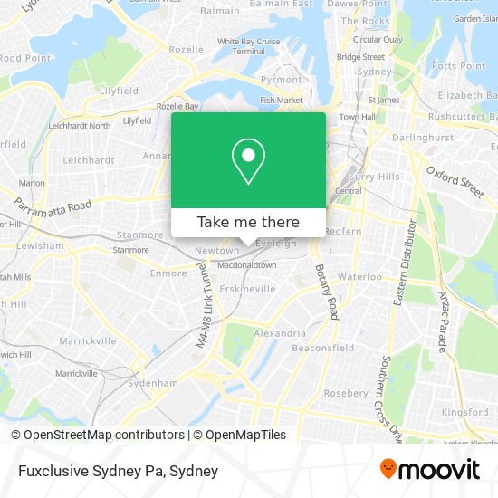 Mapa Fuxclusive Sydney Pa