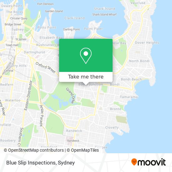 Blue Slip Inspections map