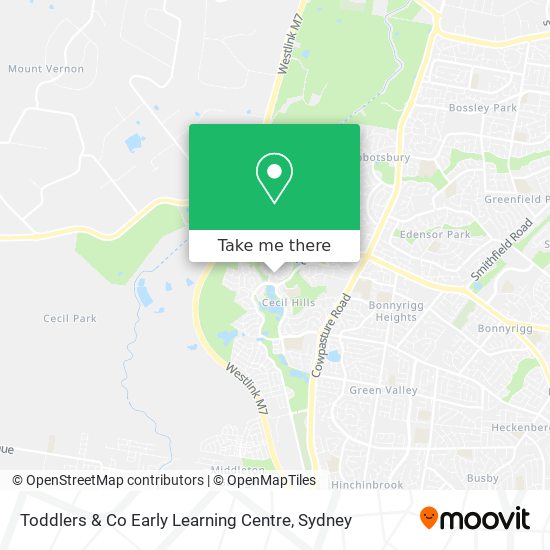 Toddlers & Co Early Learning Centre map