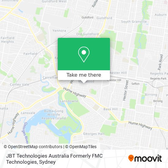JBT Technologies Australia Formerly FMC Technologies map
