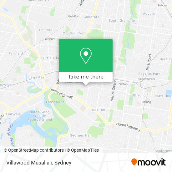 Villawood Musallah map