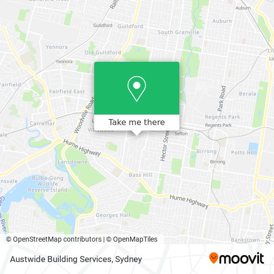 Austwide Building Services map