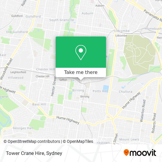 Tower Crane Hire map