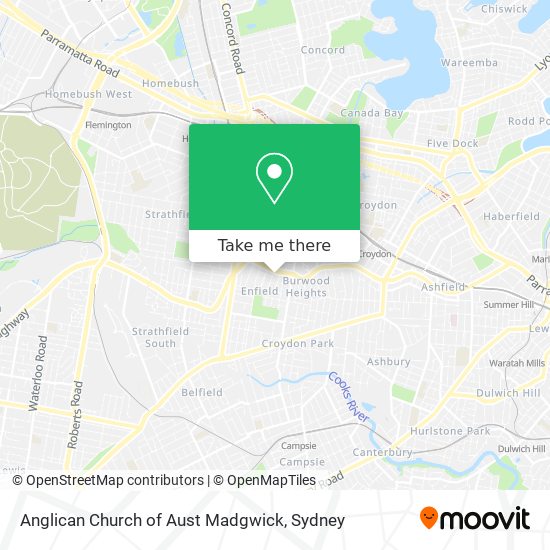 Mapa Anglican Church of Aust Madgwick