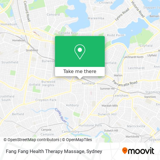 Fang Fang Health Therapy Massage map