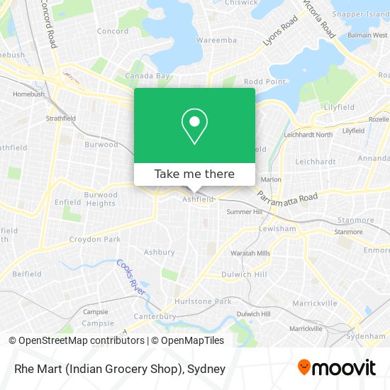 Rhe Mart (Indian Grocery Shop) map