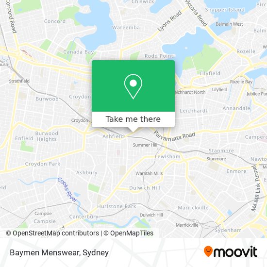 Baymen Menswear map