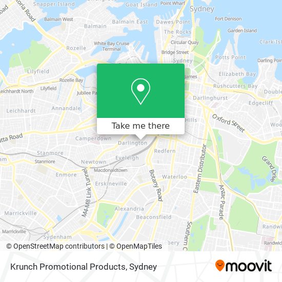 Krunch Promotional Products map