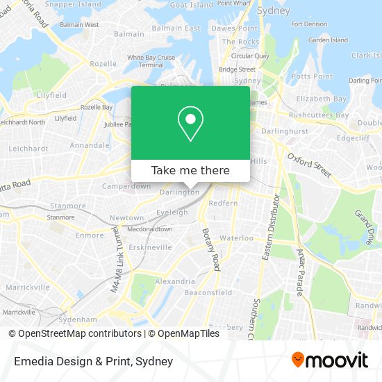 Emedia Design & Print map