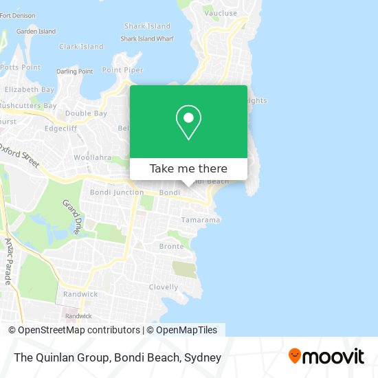 The Quinlan Group, Bondi Beach map