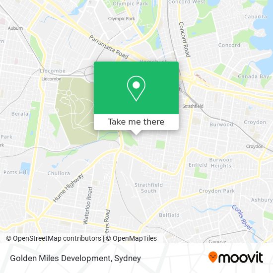 Golden Miles Development map