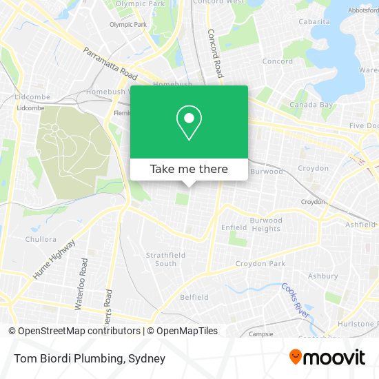 Tom Biordi Plumbing map