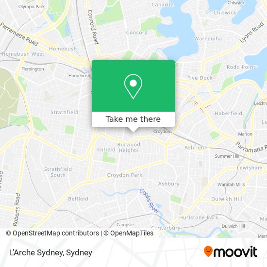 L'Arche Sydney map